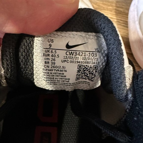 Womens Nike Zoom Winflo 8 White‎ Athletic Running Sneakers Shoes Size 9 M GUC - Picture 6 of 6